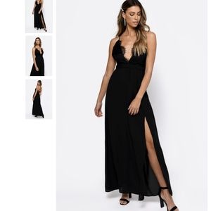 Stores burnt orange cross front mixed lace body zero plus